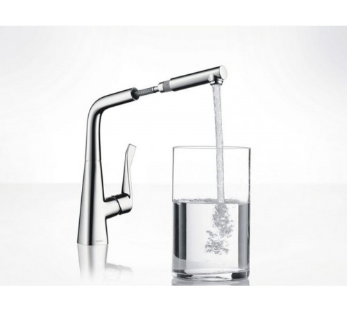 Душевая лейка кухонного смесителя Metris M71 Hansgrohe, цвет хром 92128000