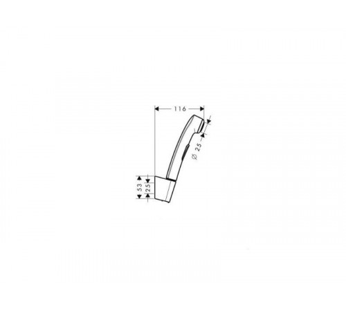 Гигиенический душ с держателем Hansgrohe 96907000